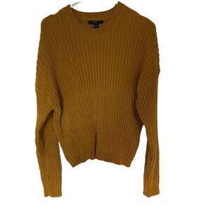 Forever21 NEW Mustard sweater long sleeve sweater large ribbed